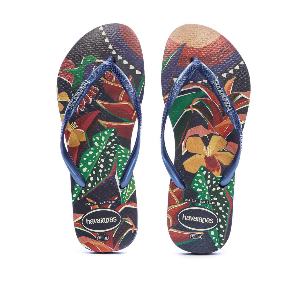 Tongs Marine Femme Havaianas Slim Tropical 3