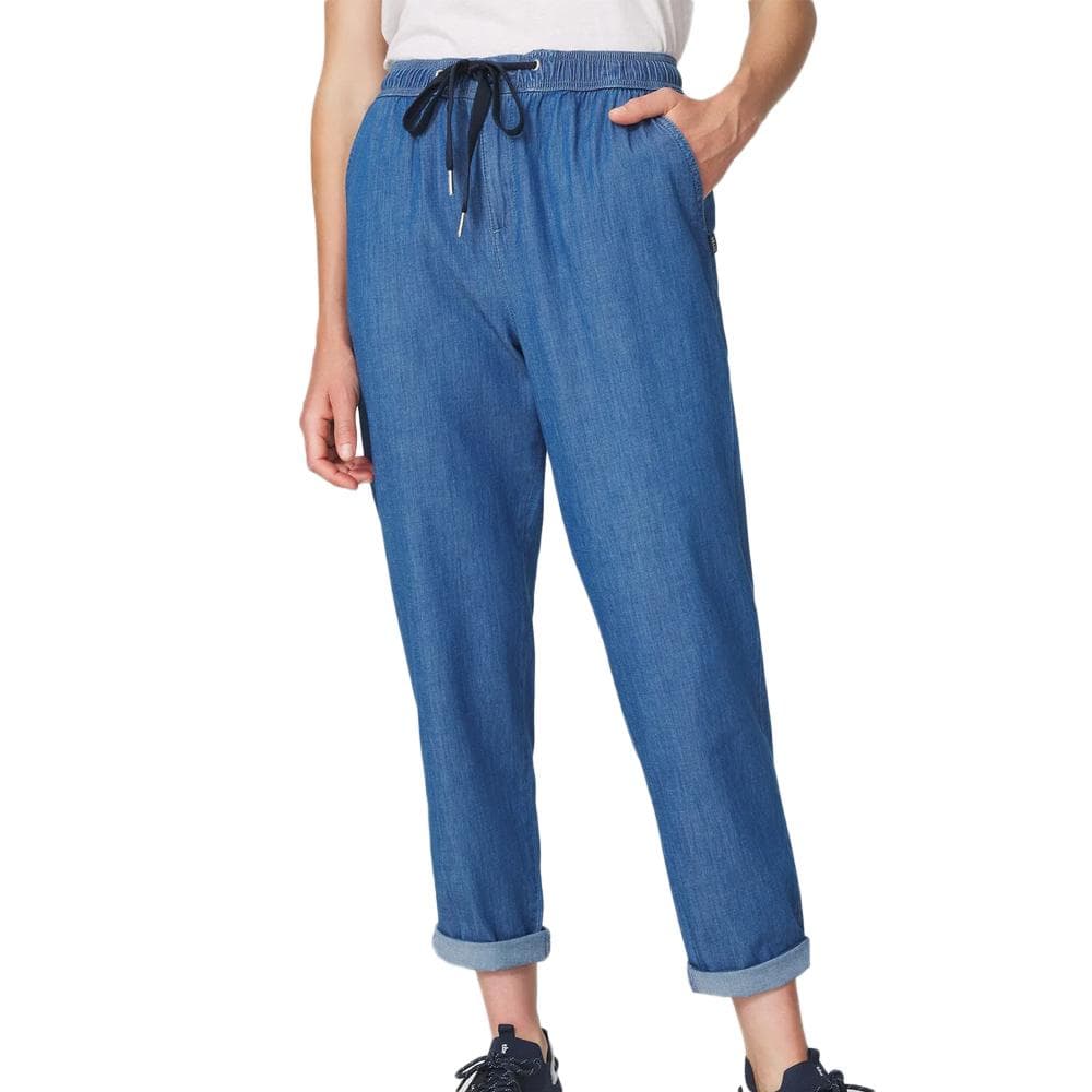 Pantalon fluide Bleu Foncé Femme TBS Stone 2