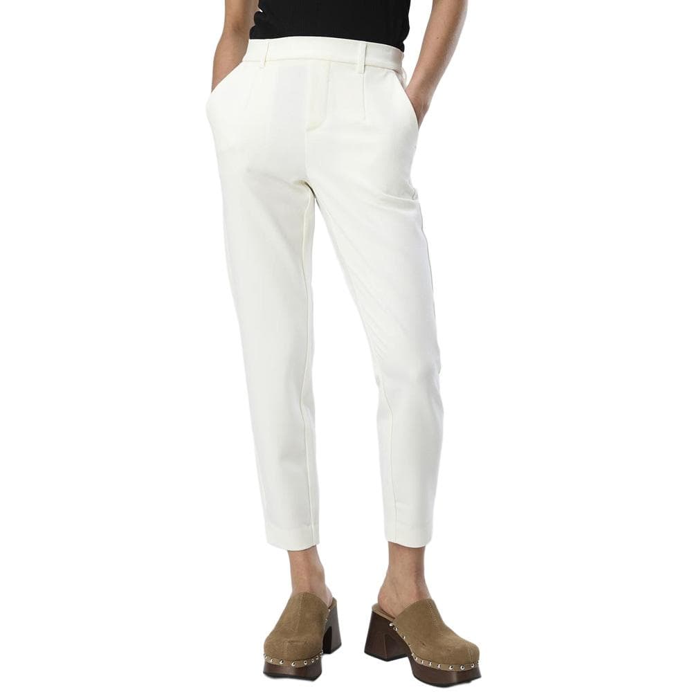 Pantalon habillé écru femme Vero Moda Slim 1
