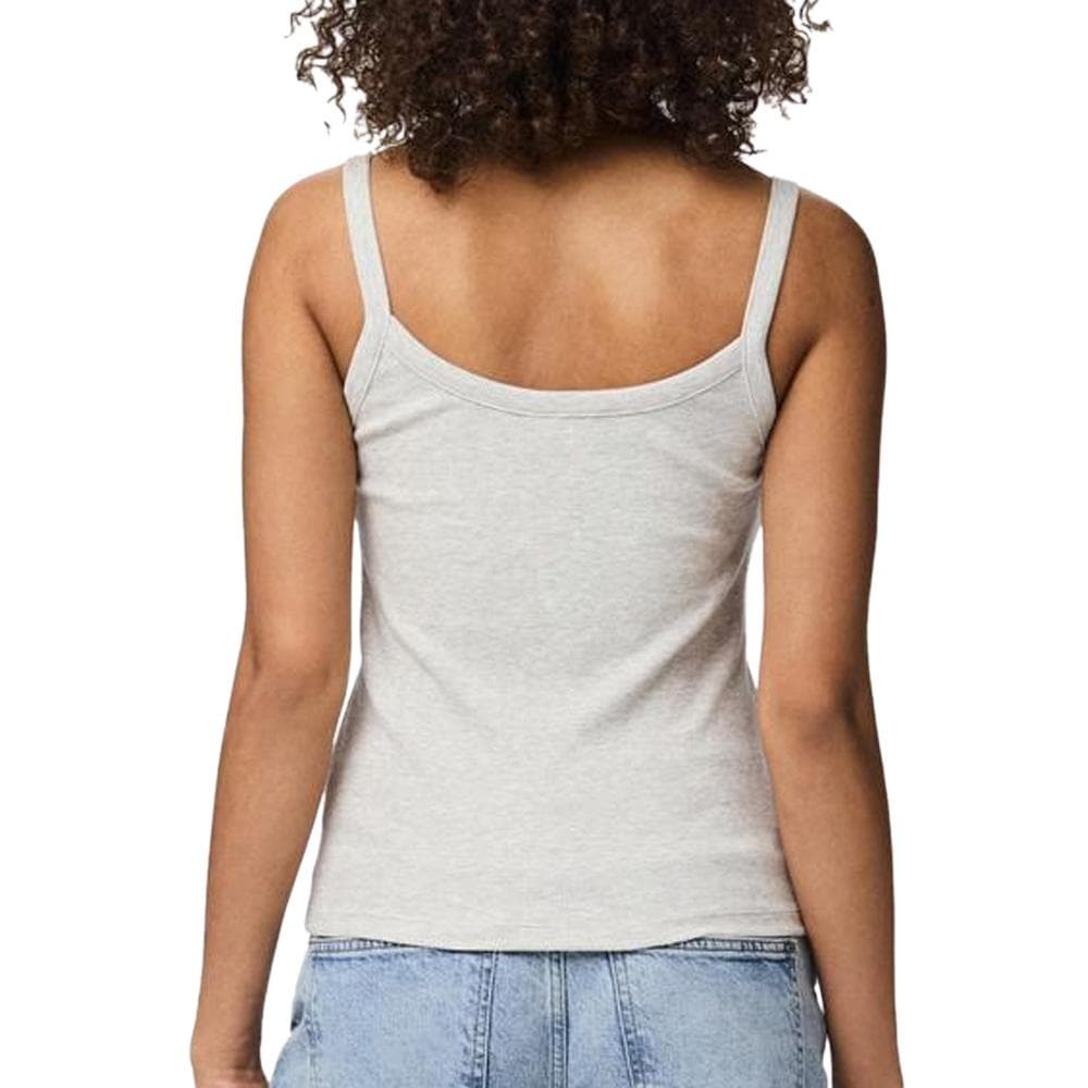 Débardeur Gris Femme Pieces Pcmay 2