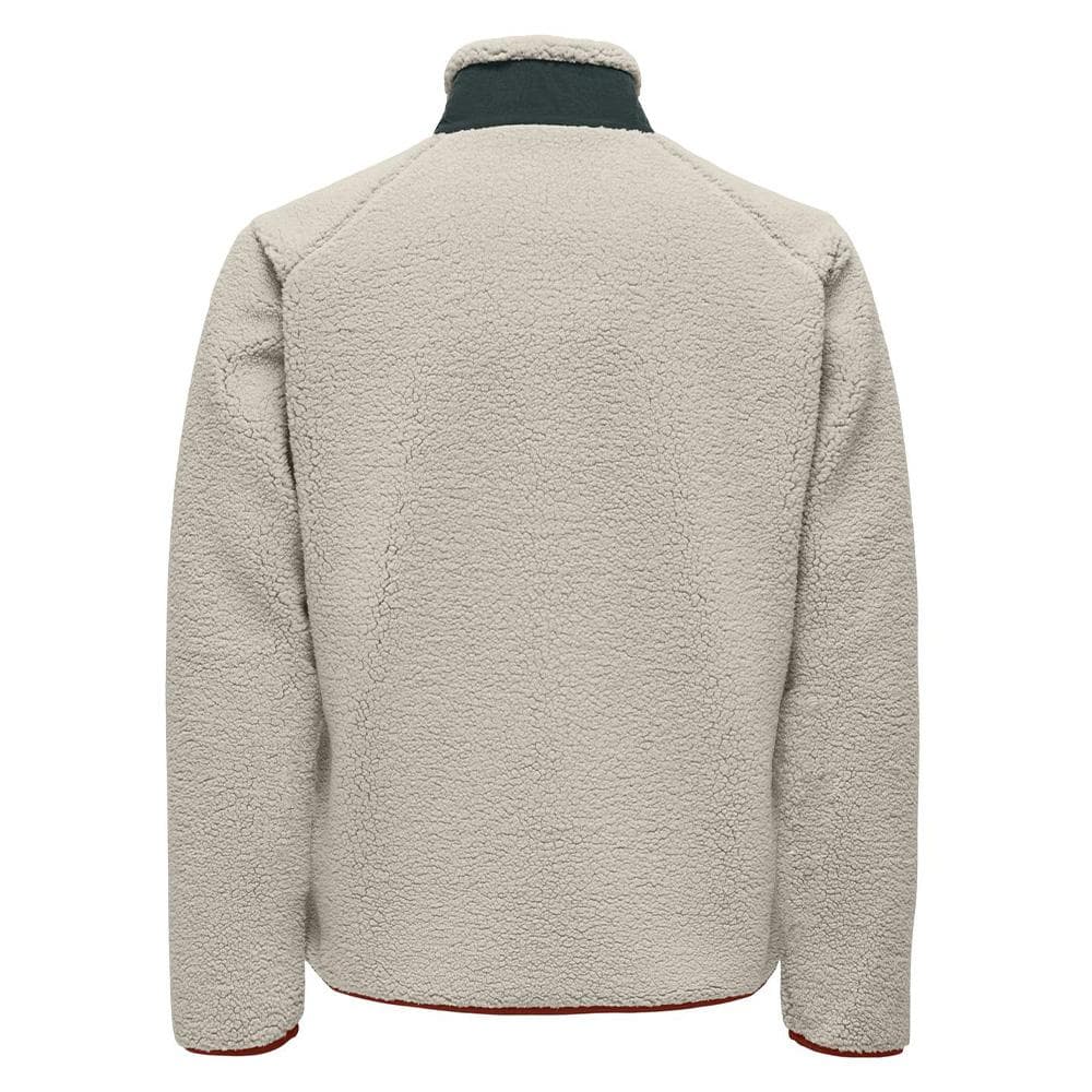 Veste Sherpa Écru Homme Only & Sons Dallas 2