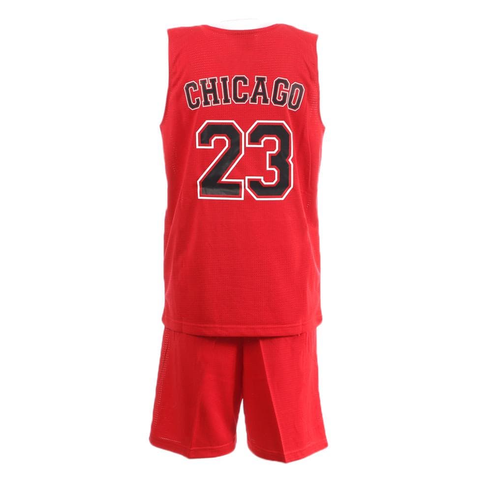 Chicago Ensemble de basketball Rouge/Noir Enfant Sport Zone 2
