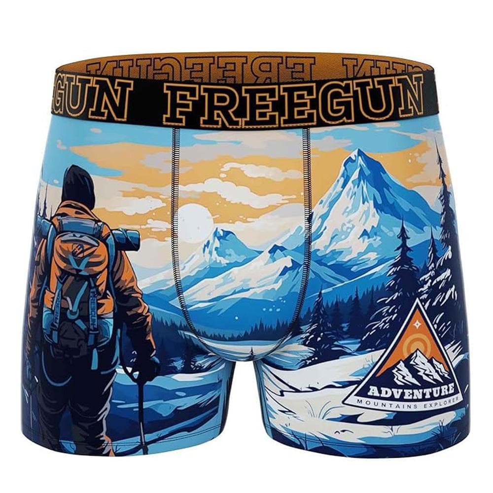 Boxer Noir/Bleu Homme Freegun Trek 1