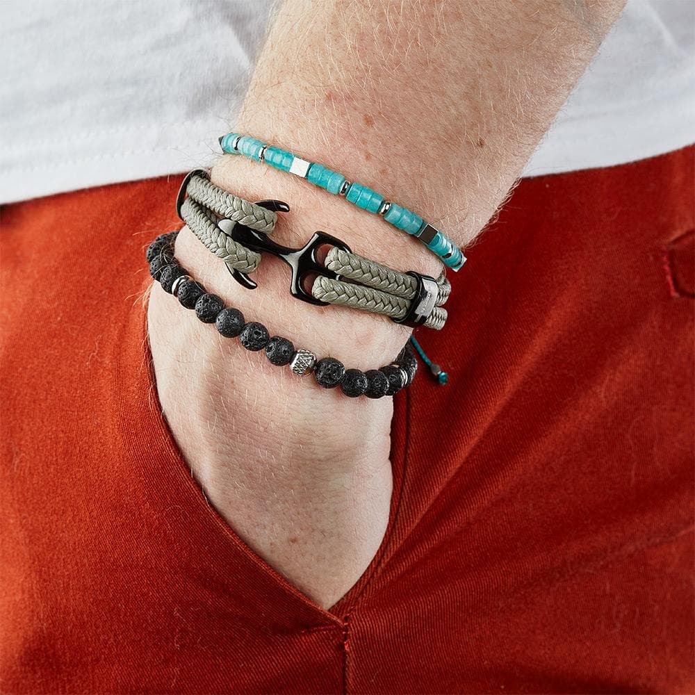 Bracelet Gris Homme Geographical Norway 315024 2