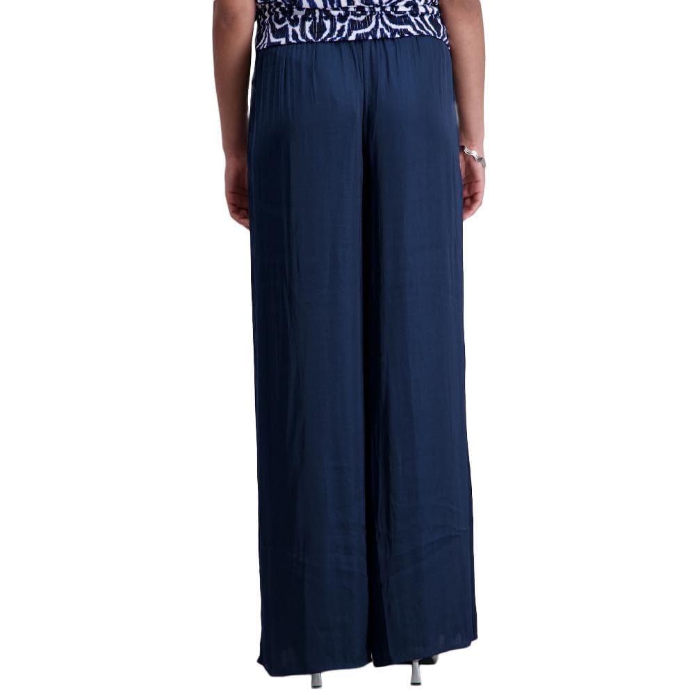 Pantalon fluide/toile Marine Morgan PWENDA 2