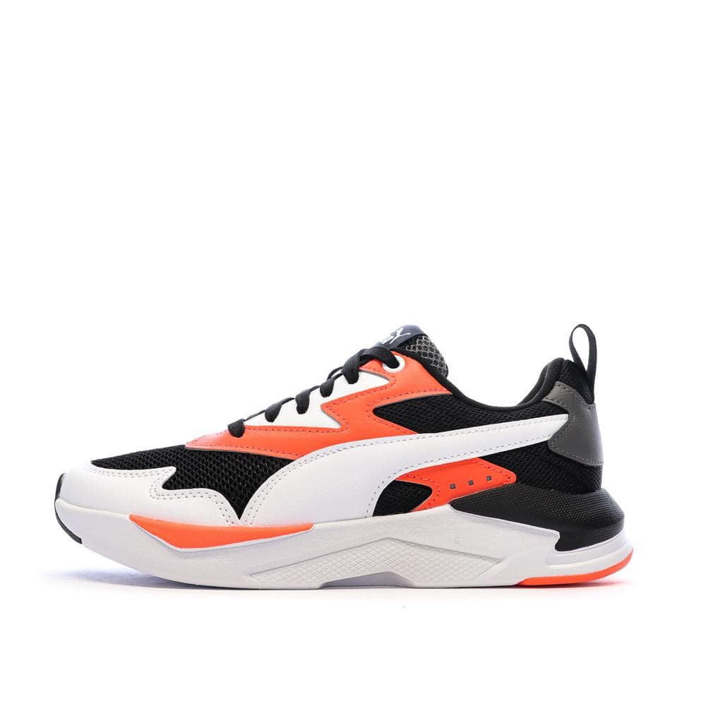 Baskets Noires/Blanches/Oranges Garçon Puma X-ray 1