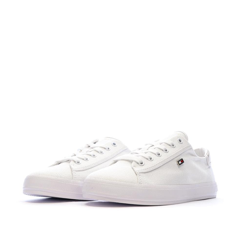 Baskets Blanches Femme Tommy Hilfiger Vulc Canvas Lace Up 6