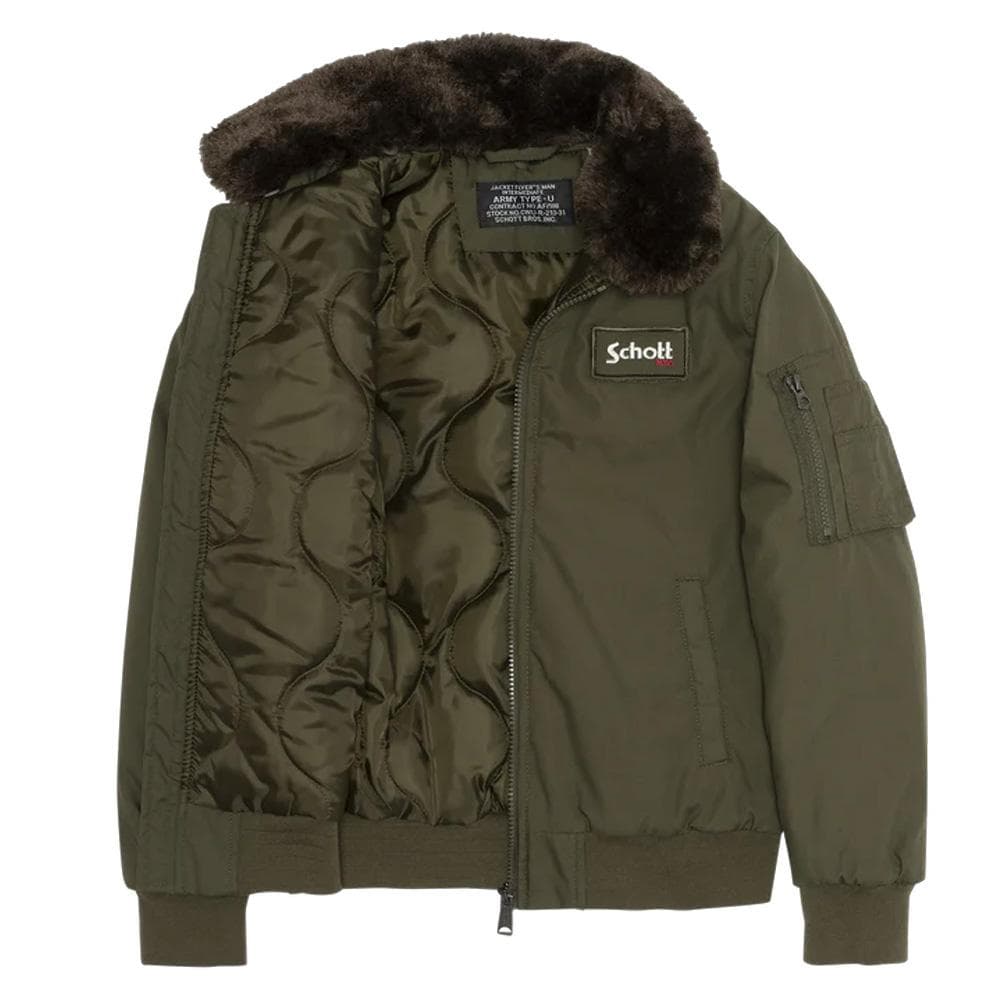 Blouson Kaki Homme Schott AIRTOP 2
