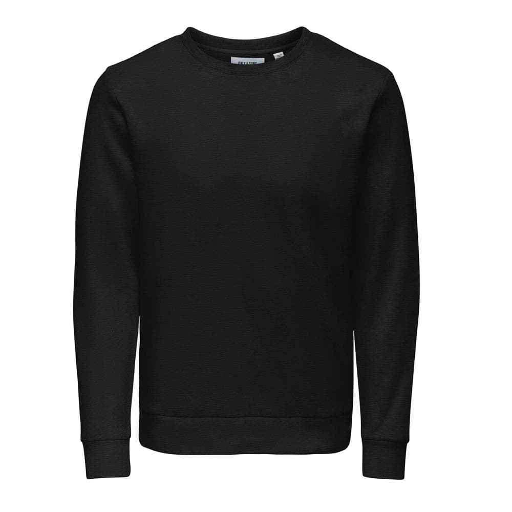 Sweat Noir Homme Only & Sons Chase 1