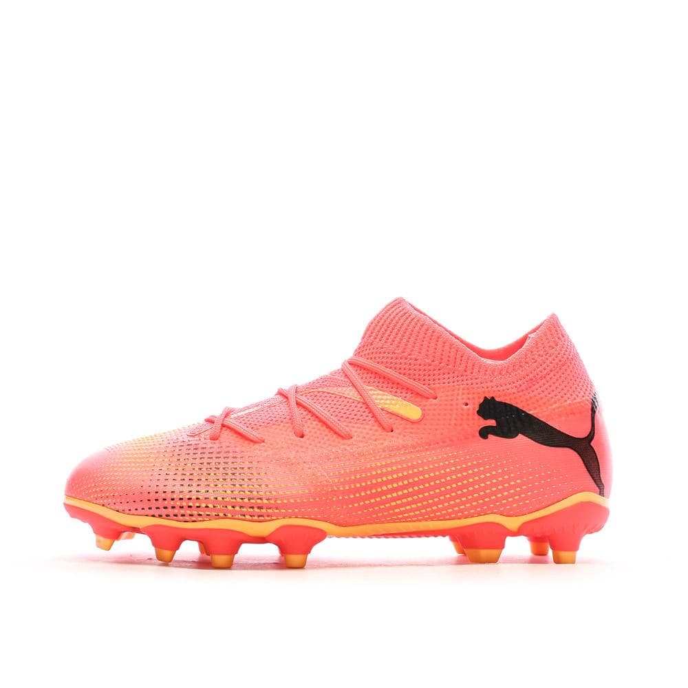 Chaussures de Football Rose/Orange Garçon Puma Future 7 Match 1