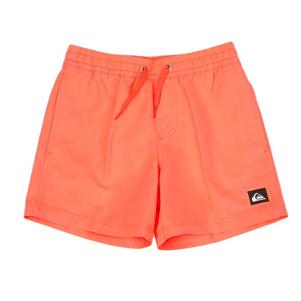 Short de bain Orange fluo Garçon Quiksilver Everyday 1