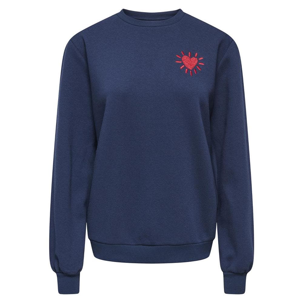 Sweat Marine/Rouge Femme Only Lelanor 1