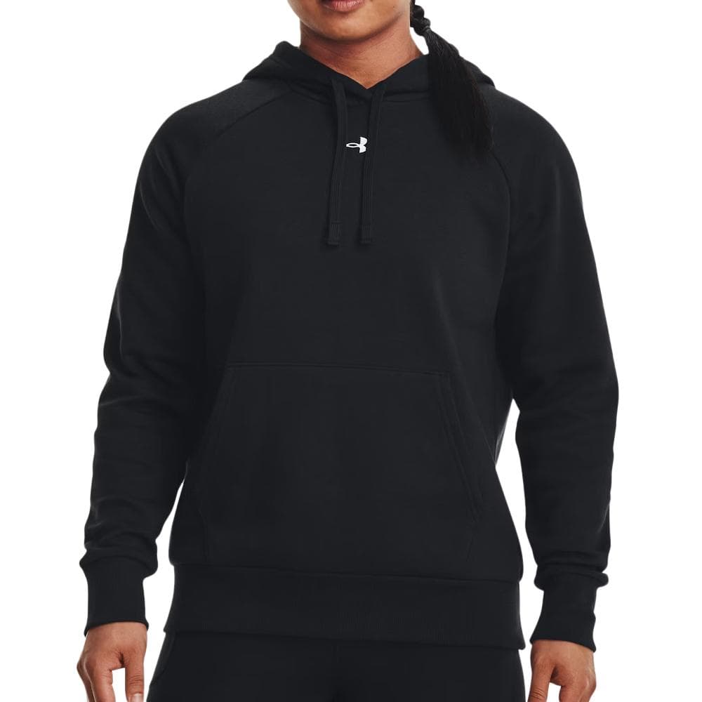 Sweat à Capuche Noir Femme Under Armour Rival Fleece 1379500 1