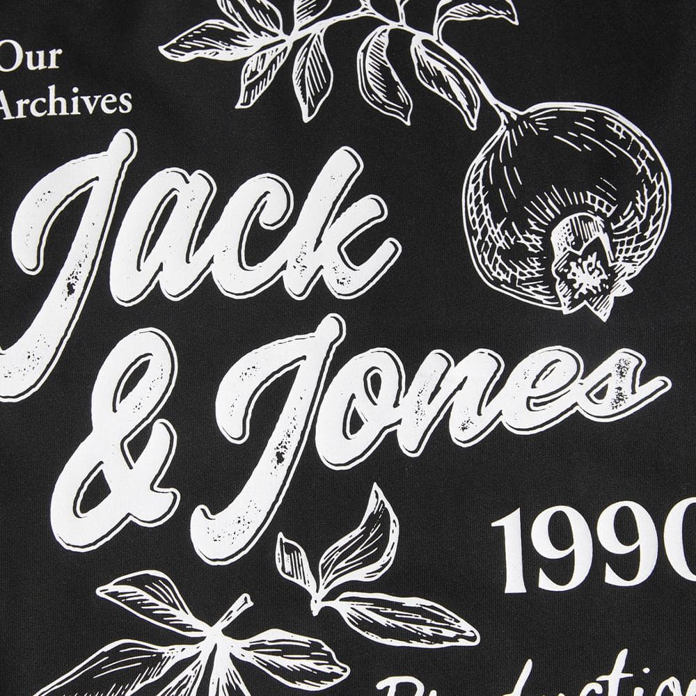 T-Shirt Noir Homme Jack & Jones Arri 3