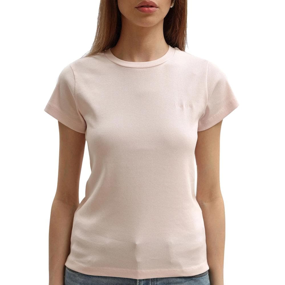 T-Shirt Rose Pale Femme Pepe jeans PL506037 1