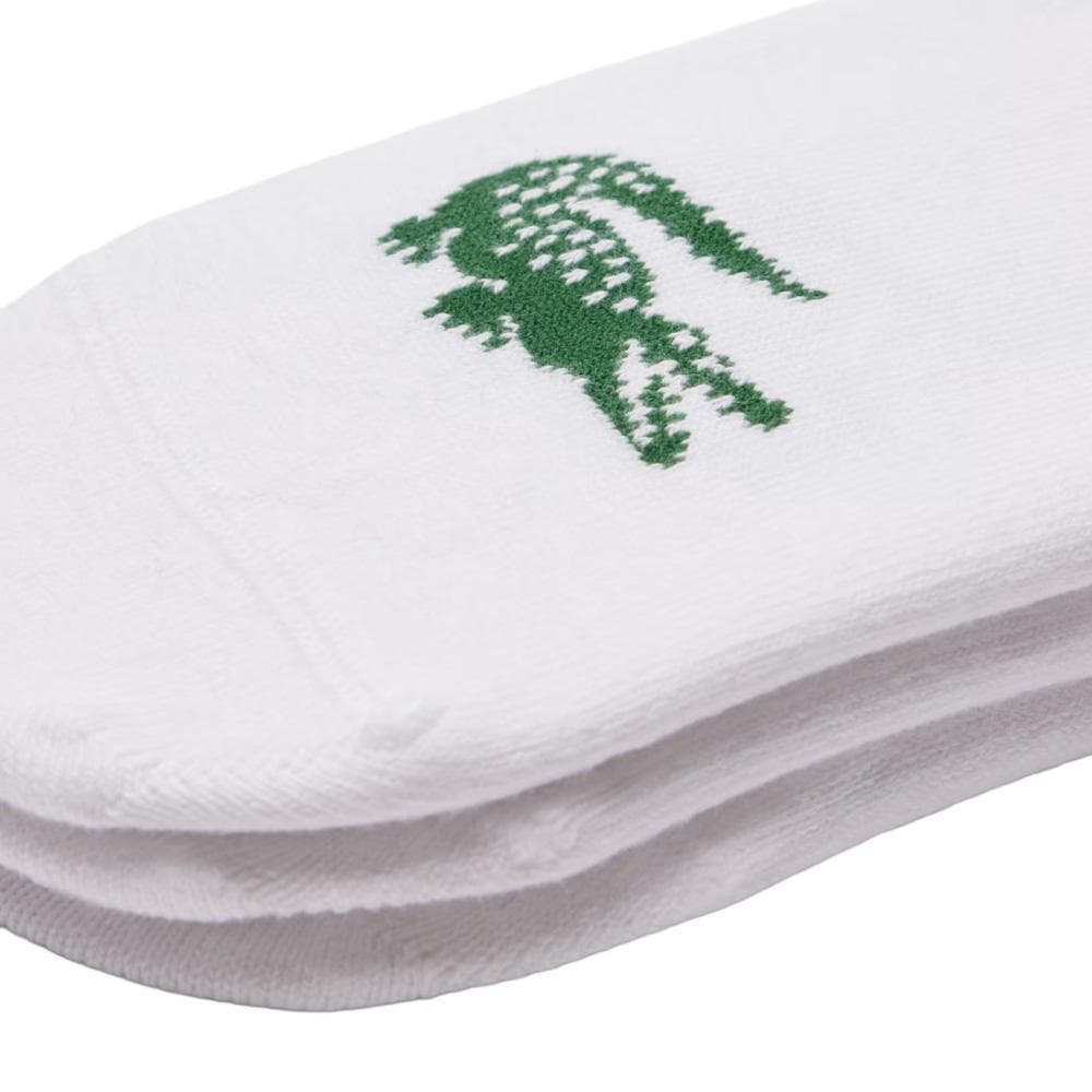 X3 Paires De Chaussettes Invisible Blanc Lacoste RA7872 2