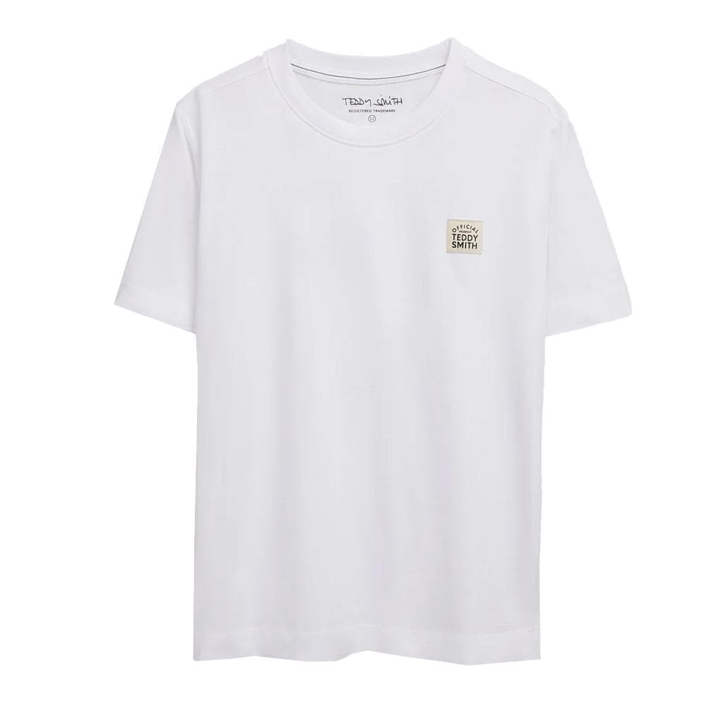 T-shirt Blanc Garçon Teddy Smith 61007545D 1