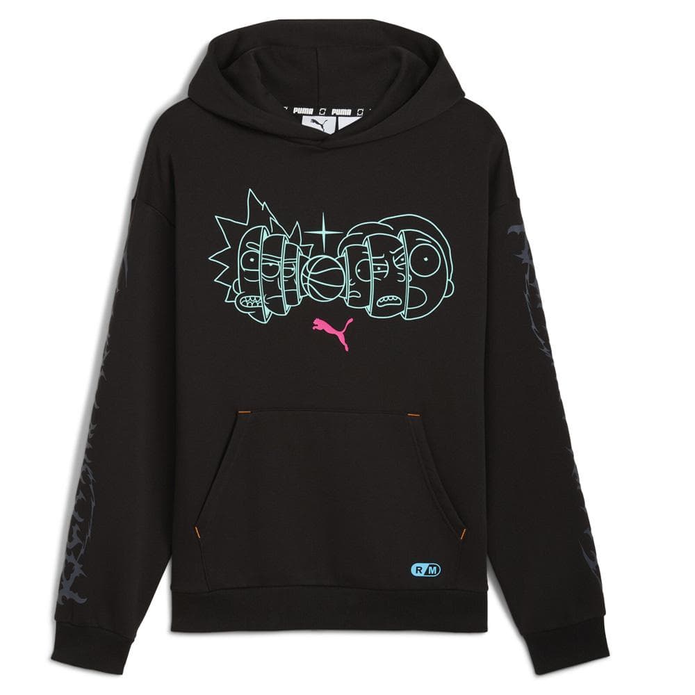 Sweat Noir Homme Puma Hoops X Rick And Morty 1