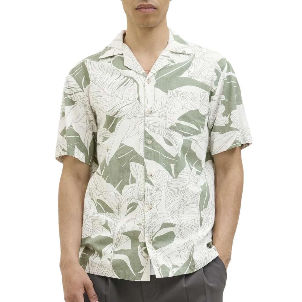 Chemise Verte/Beige Homme Jack & Jones Blubahamas 1