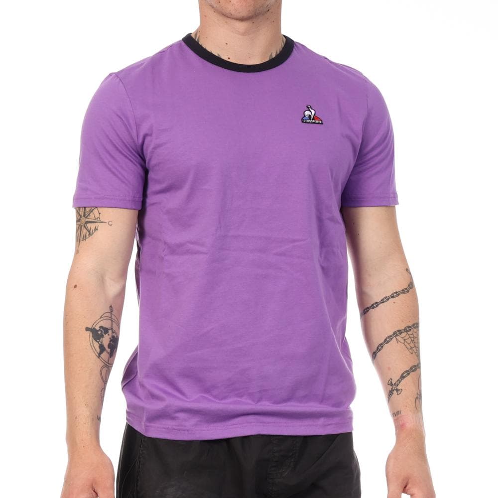 T-Shirt Violet Homme Le Coq Sportif Chive 1
