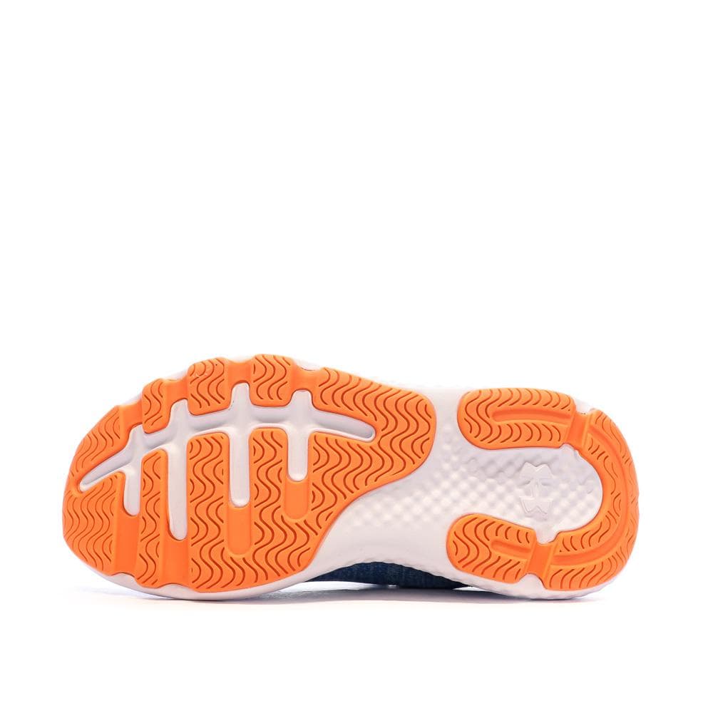 Baskets Bleu/Orange Garçon Under Armour Charged Revitalize 5