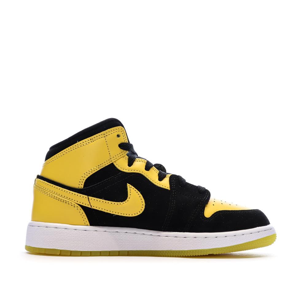 Air Force 1 Baskets Noires/Jaunes Garçon Nike 2