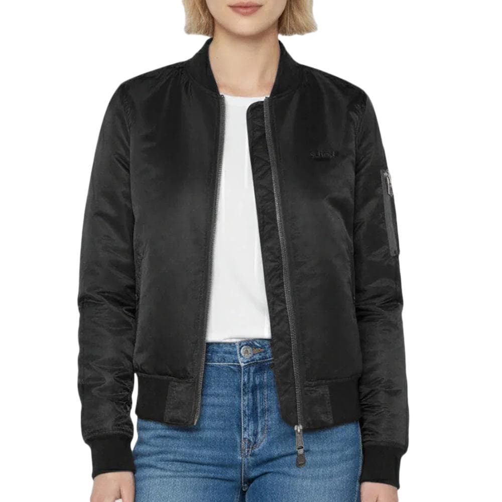 Bomber Noir Femme Schott Femme JET17W 1