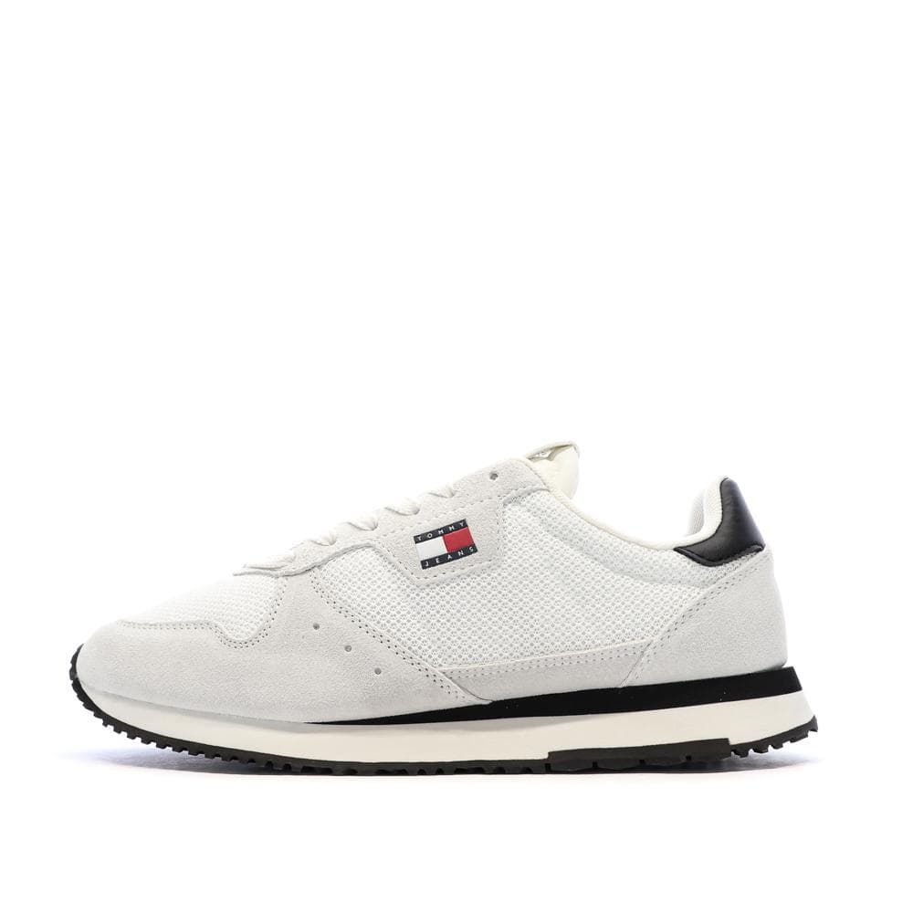 Baskets Blanches/Marines Homme Tommy Hilfiger Eva Runner Leath 1