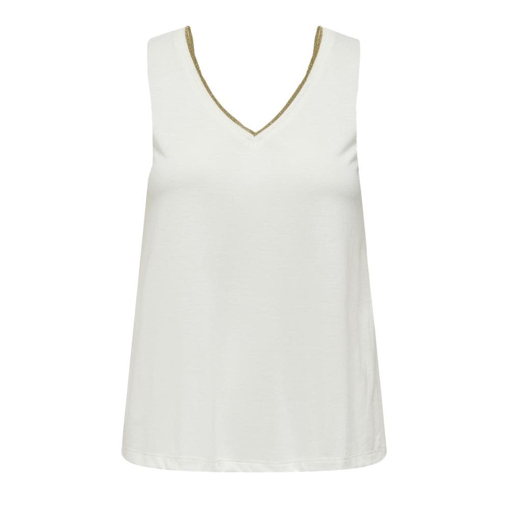 Débardeur Blanc Femme JDY Lurex 1