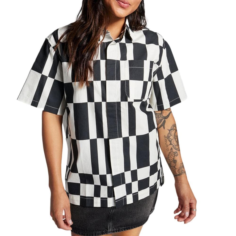 Chemise Noire/Blanche Femme Converse Festival 1