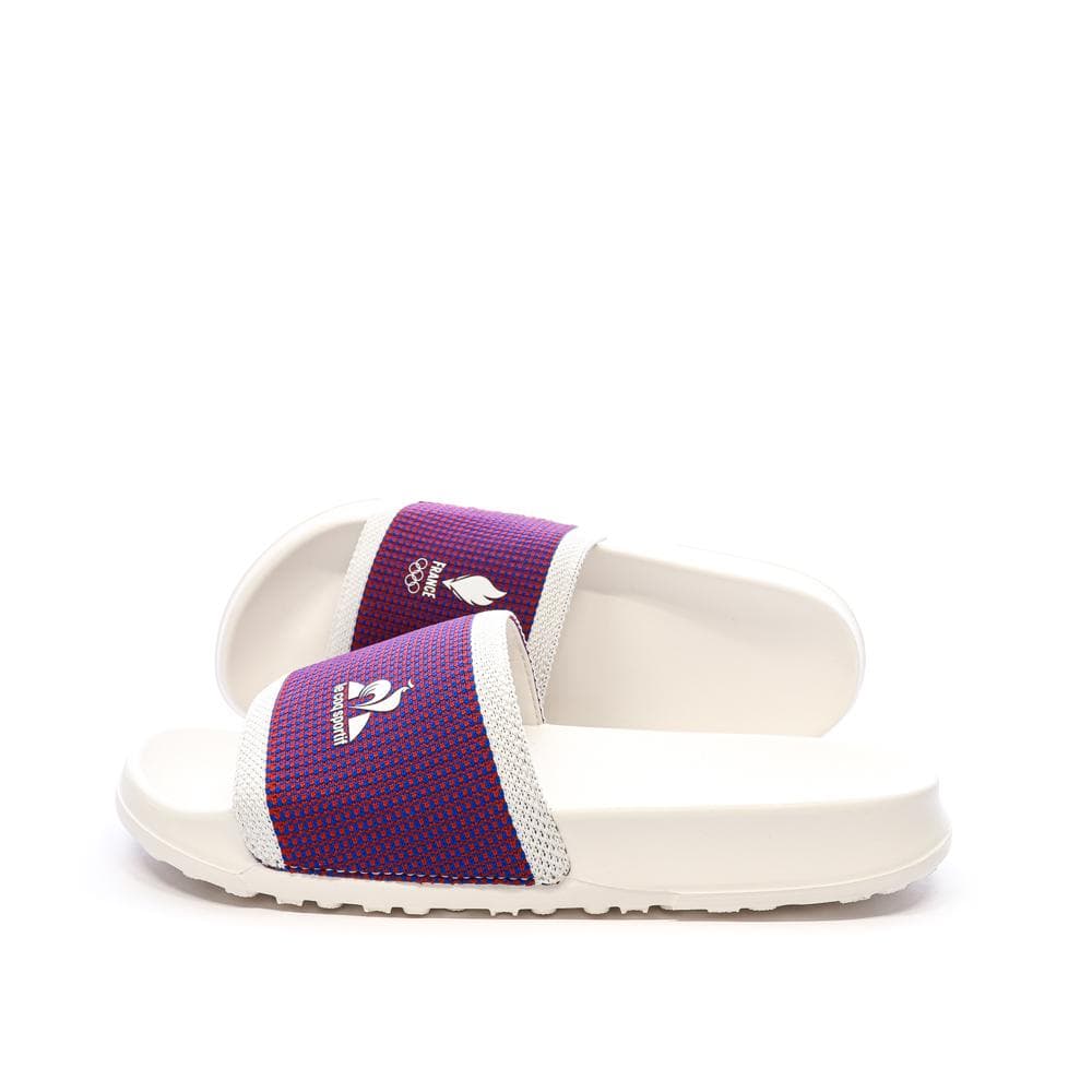 Claquettes Violettes Mixte Le Coq Sportif Slide 1