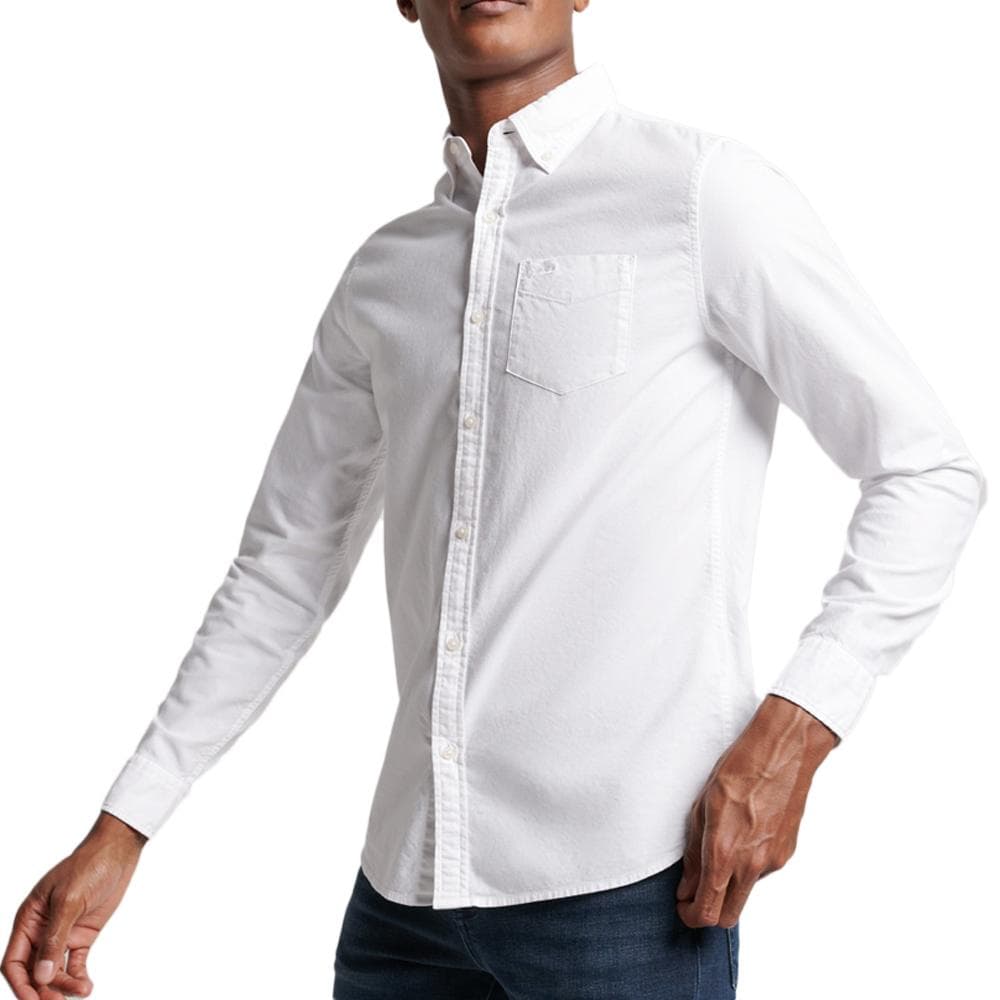 Chemise Blanche Homme Superdry Vintage Washed 1
