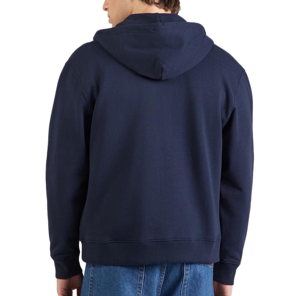 Sweat Zippé Marine Homme Calvin Klein Jeans Terry Monog 2