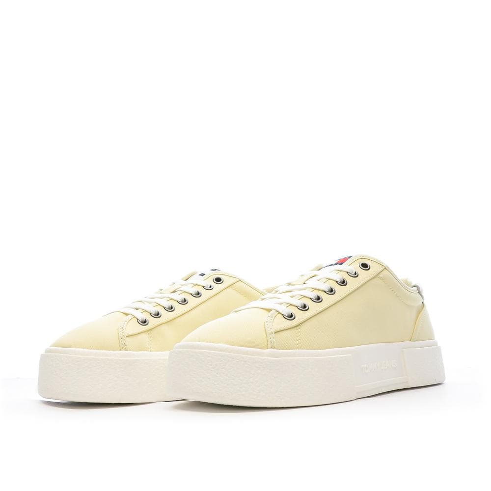 Baskets Jaunes Femme Tommy Hilfiger Foxing Flatform 6