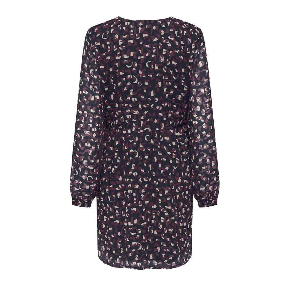 Robe Marine/Bordeaux Femme Only Button 2