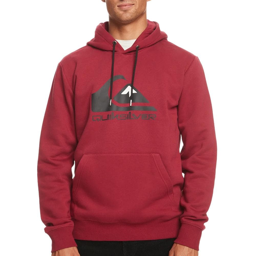 Sweat Rouge Homme Quiksilver Biglogohood 1