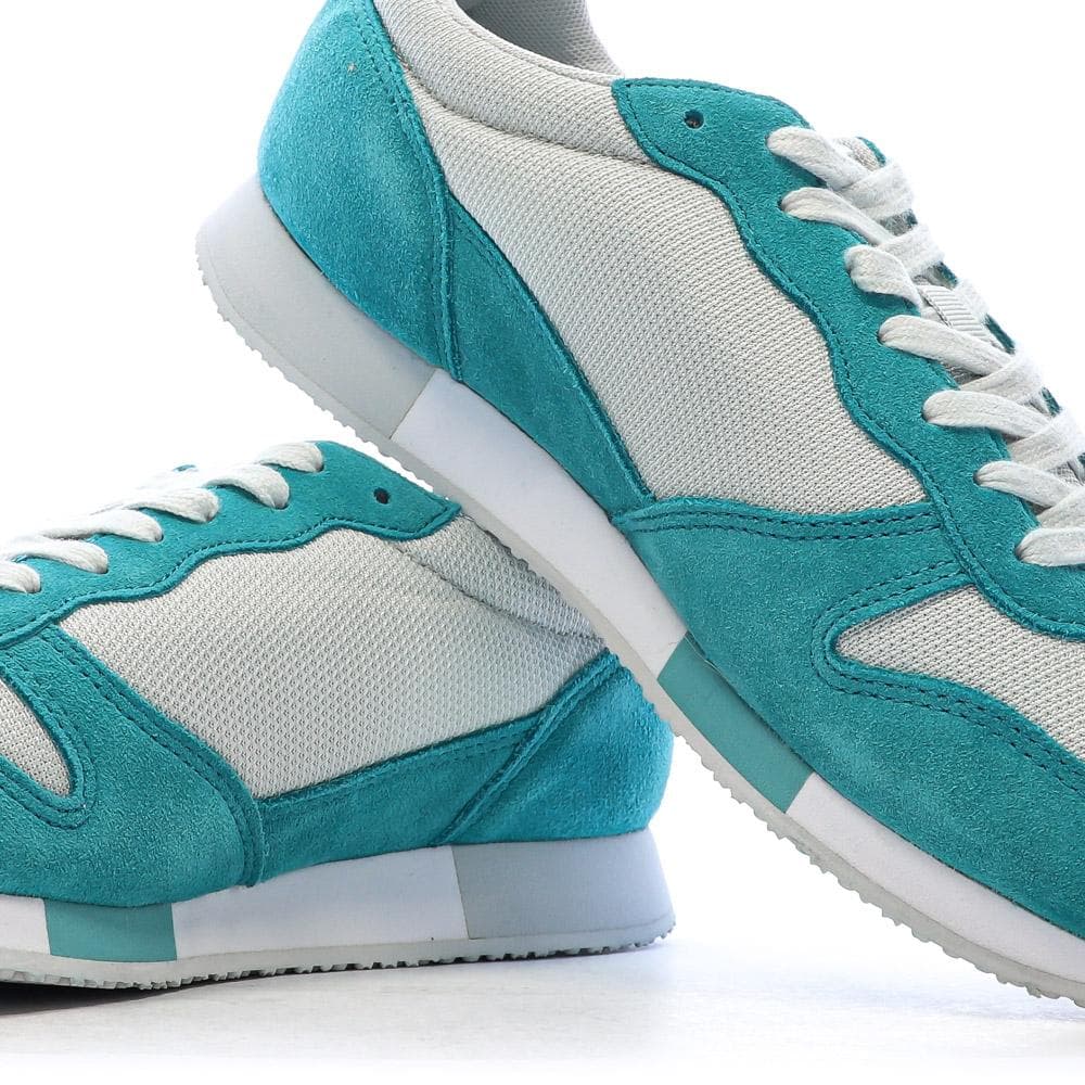 Baskets Blanches/Turquoises Femme Le Coq Sportif Alpha 7