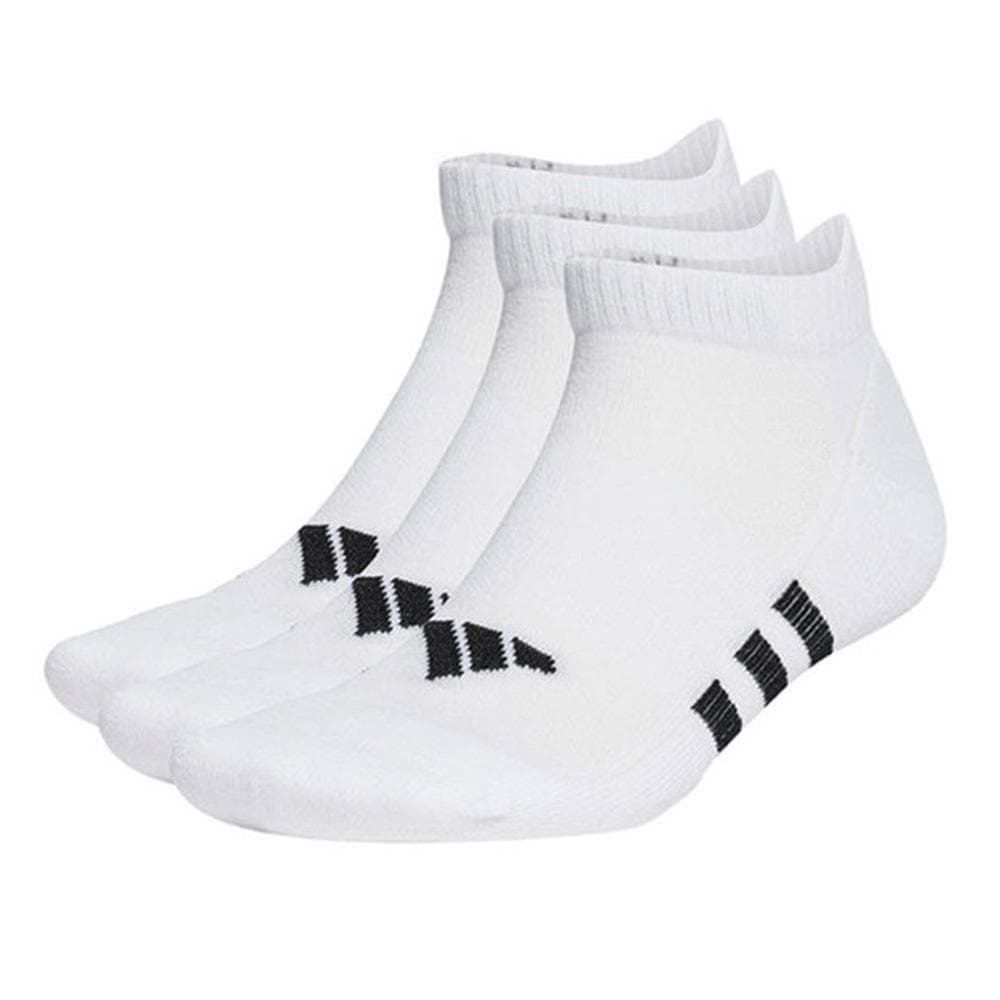 Lot de 3 paires de chaussettes Blanc/Noires Homme Adidas Cush 1