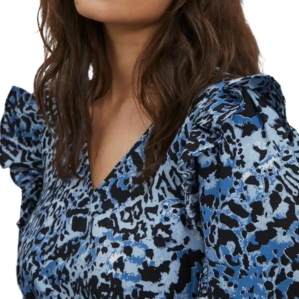 Robe Marine Léopard Femme Vila Coco 3