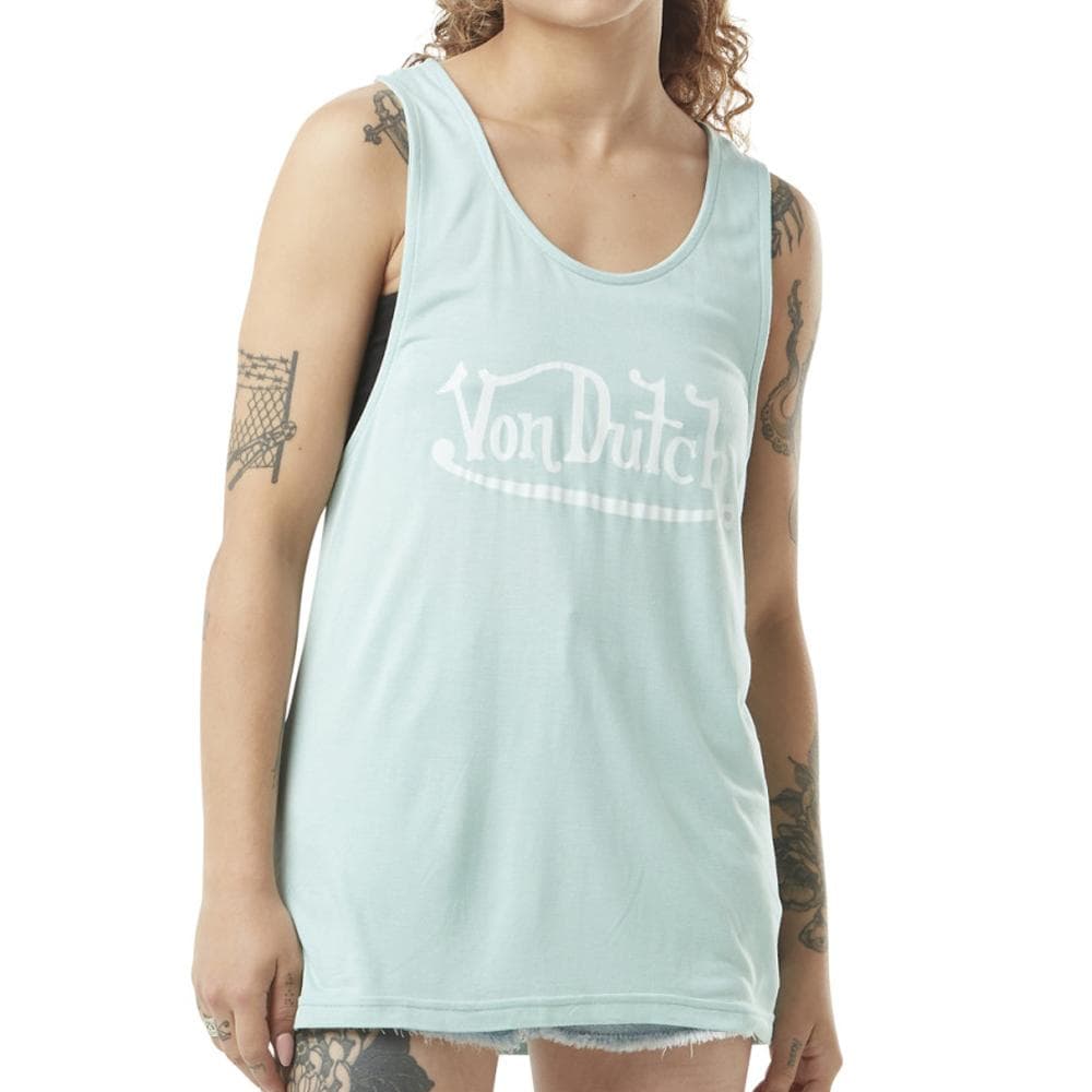 Débardeur Bleu Femme Von Dutch Basic 1