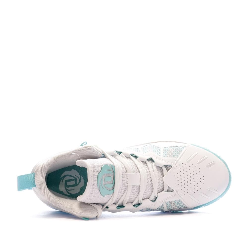 Chaussures de basket-ball Blanche/Bleu Adidas Son Of Chi 4