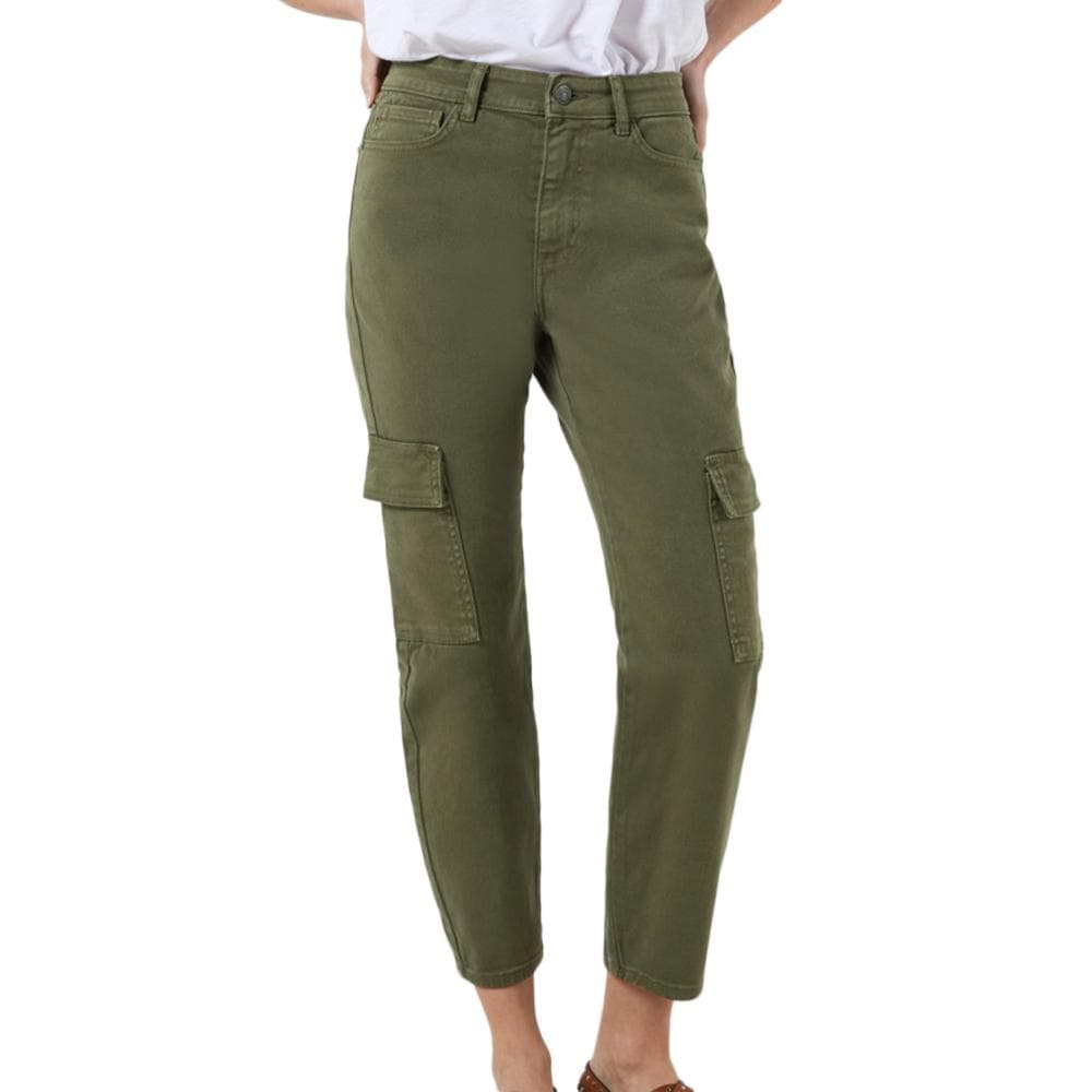Jean Cargo Kaki Femme Noisy May Moni Hw 1