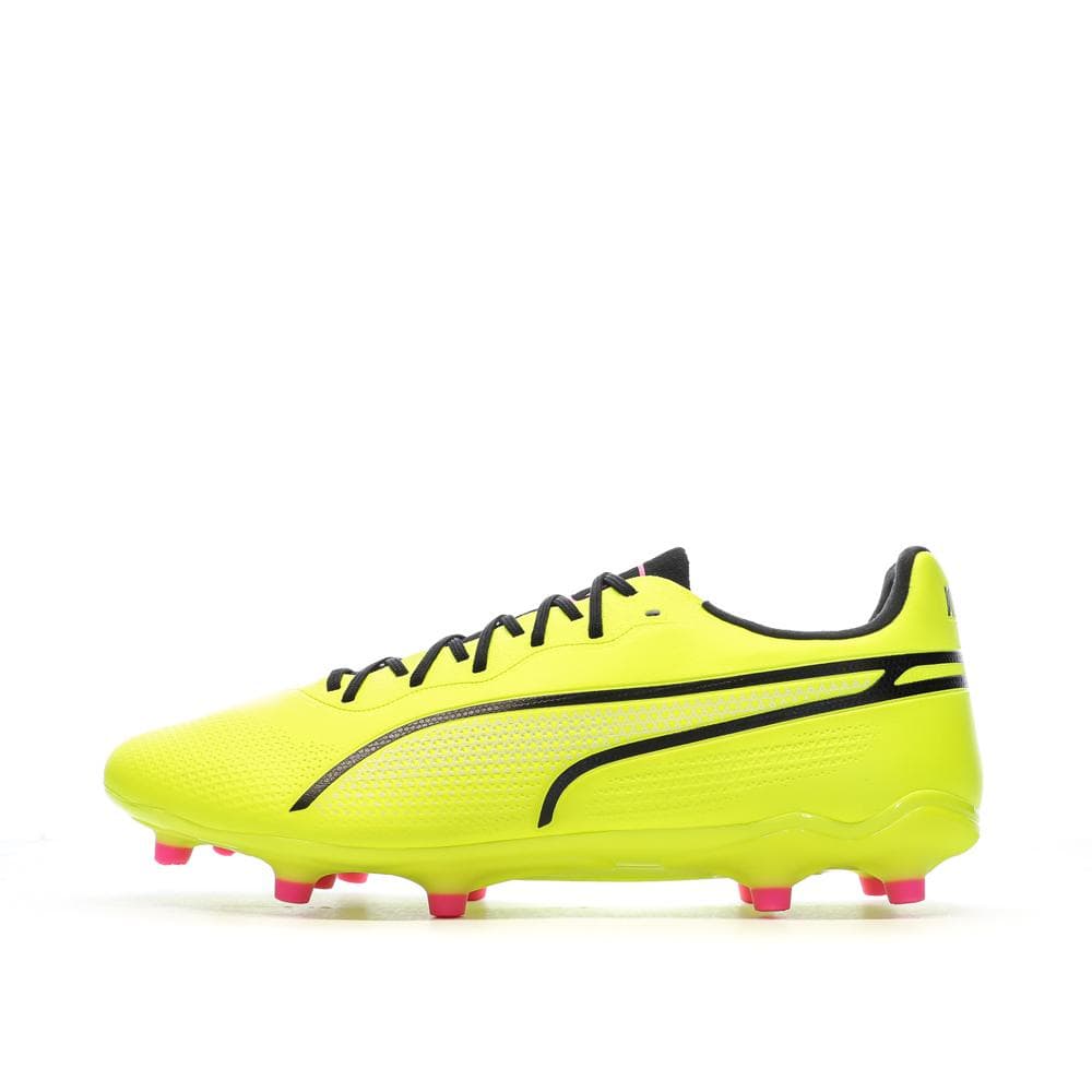 Chaussures de Foot Jaunes Homme Puma King Pro FG/AG 1