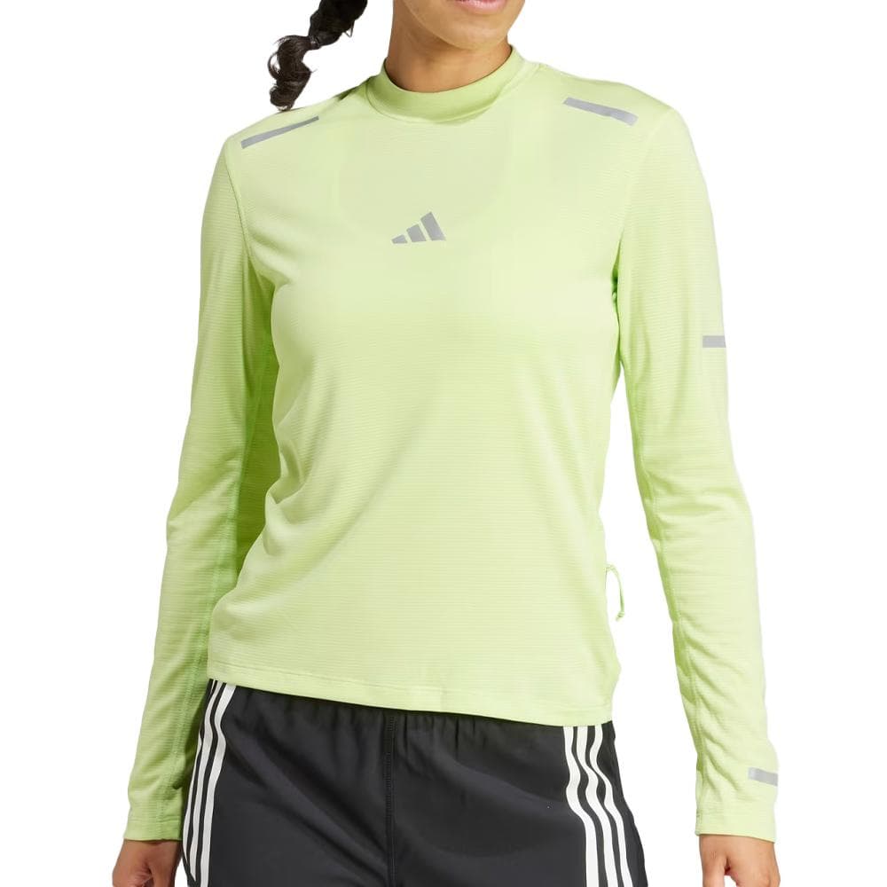 T-shirt Running réfléchissant Jaune Fluo Femme Adidas Ultimate 1