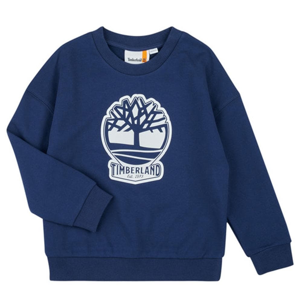 Sweat Bleu Garçon Timberland T60444 1