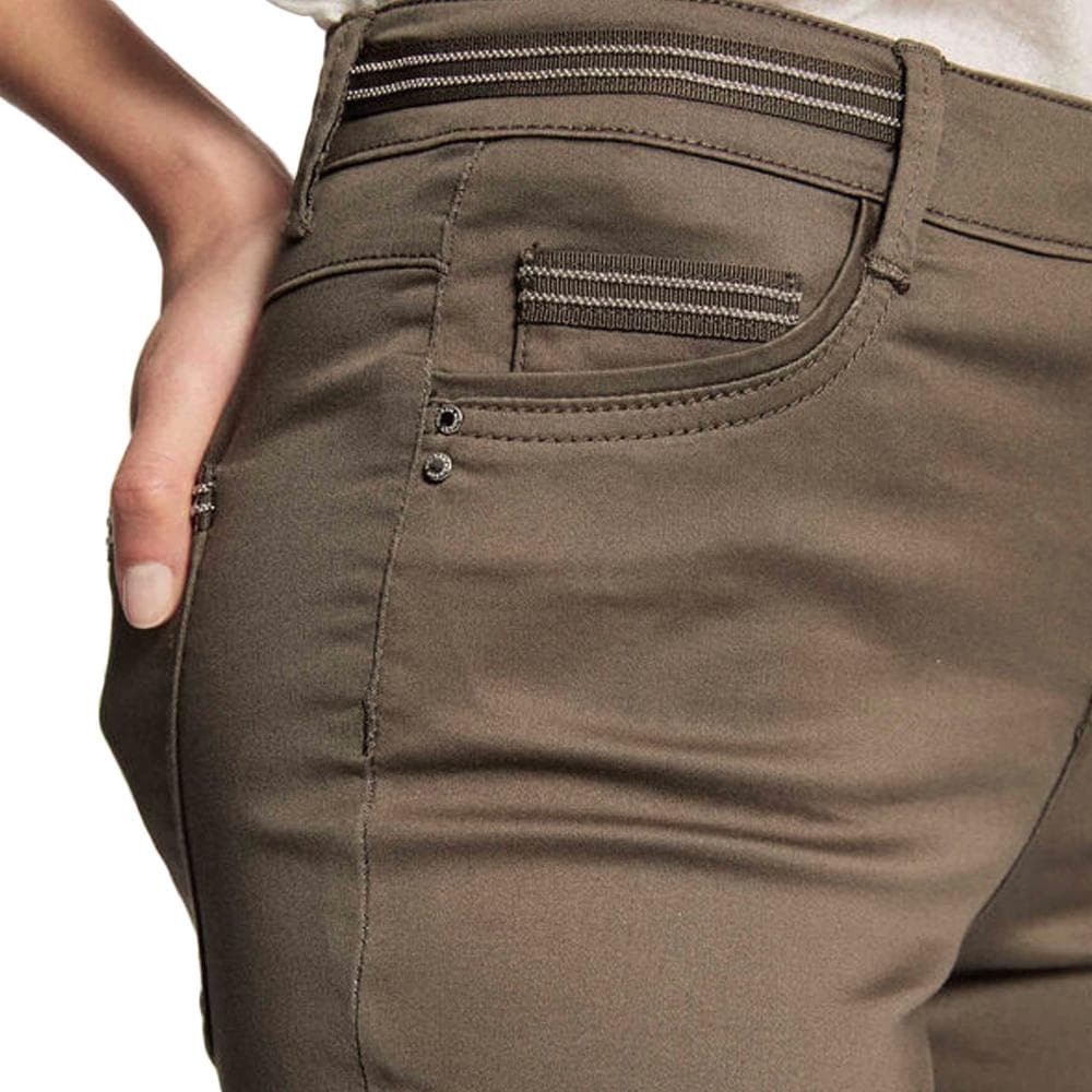 Pantalon Kaki enduit Femme Morgan Palona 3