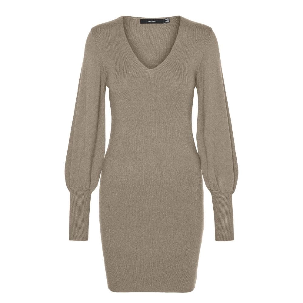 Robe Pull Beige Femme Vero Moda Holly 1