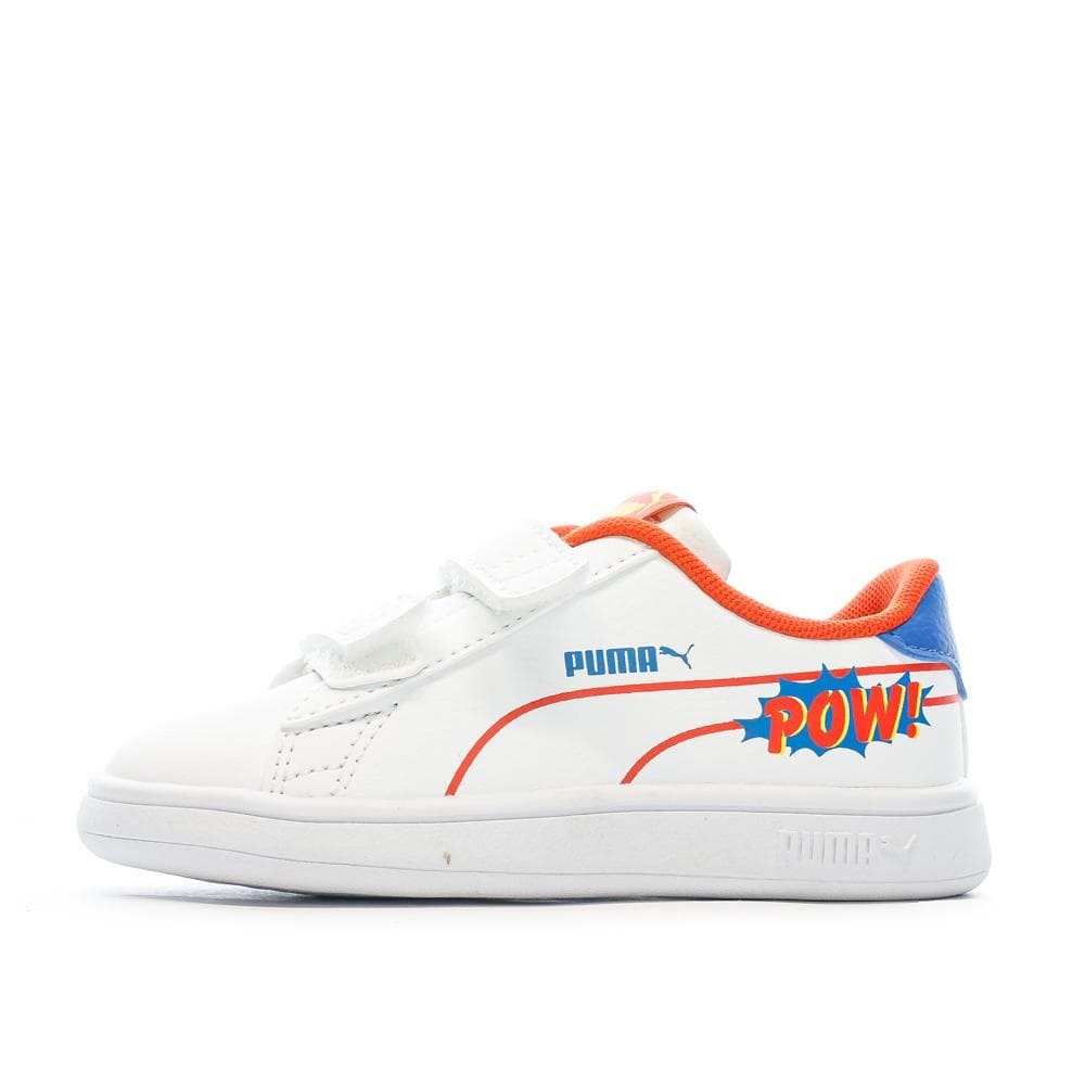 Baskets Blanche/Bleu/Rouge Garçon Puma Iinf Smash Comics 1