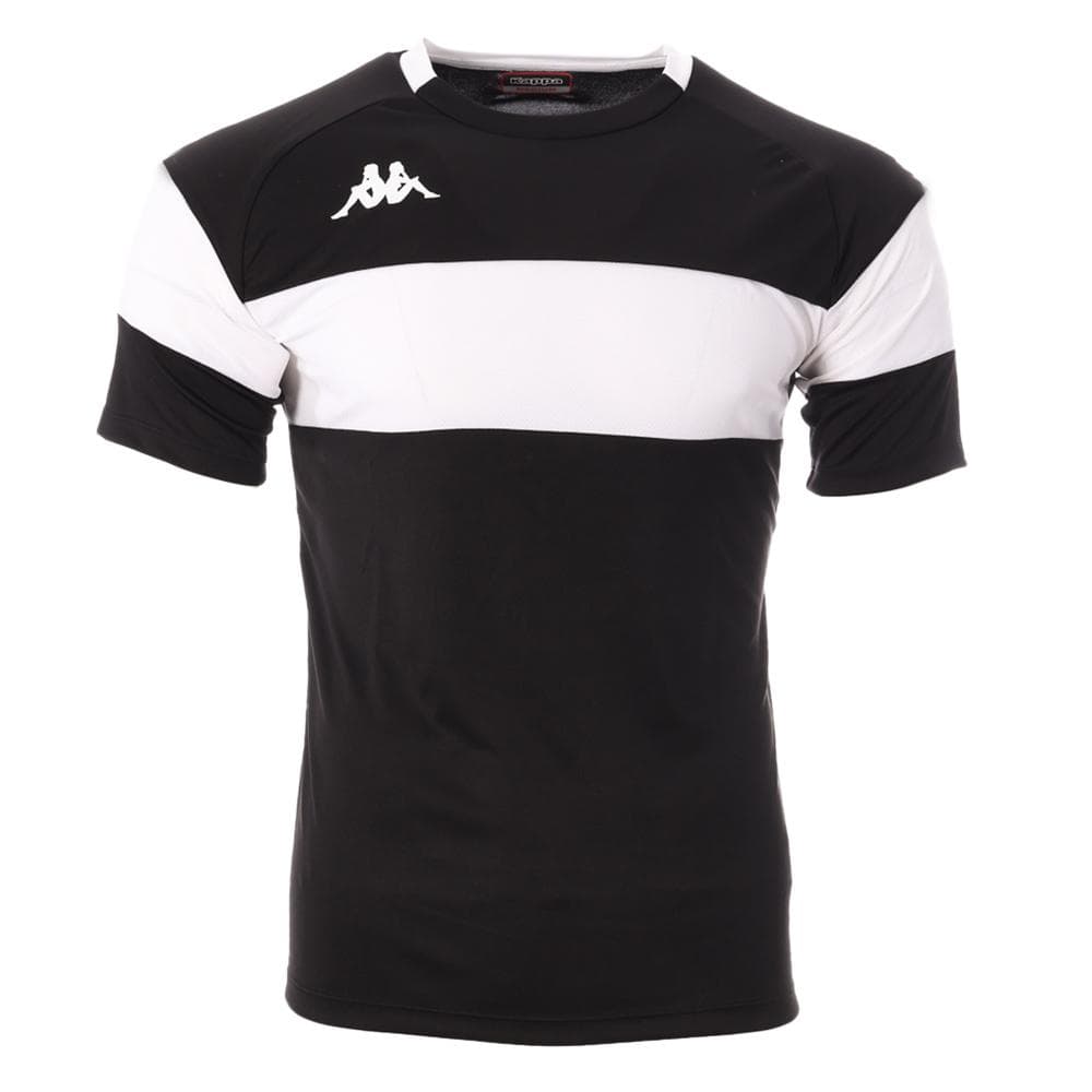 T-Shirt de Sport Noir/Blanc Homme Kappa Dareto 33133WWJR 1