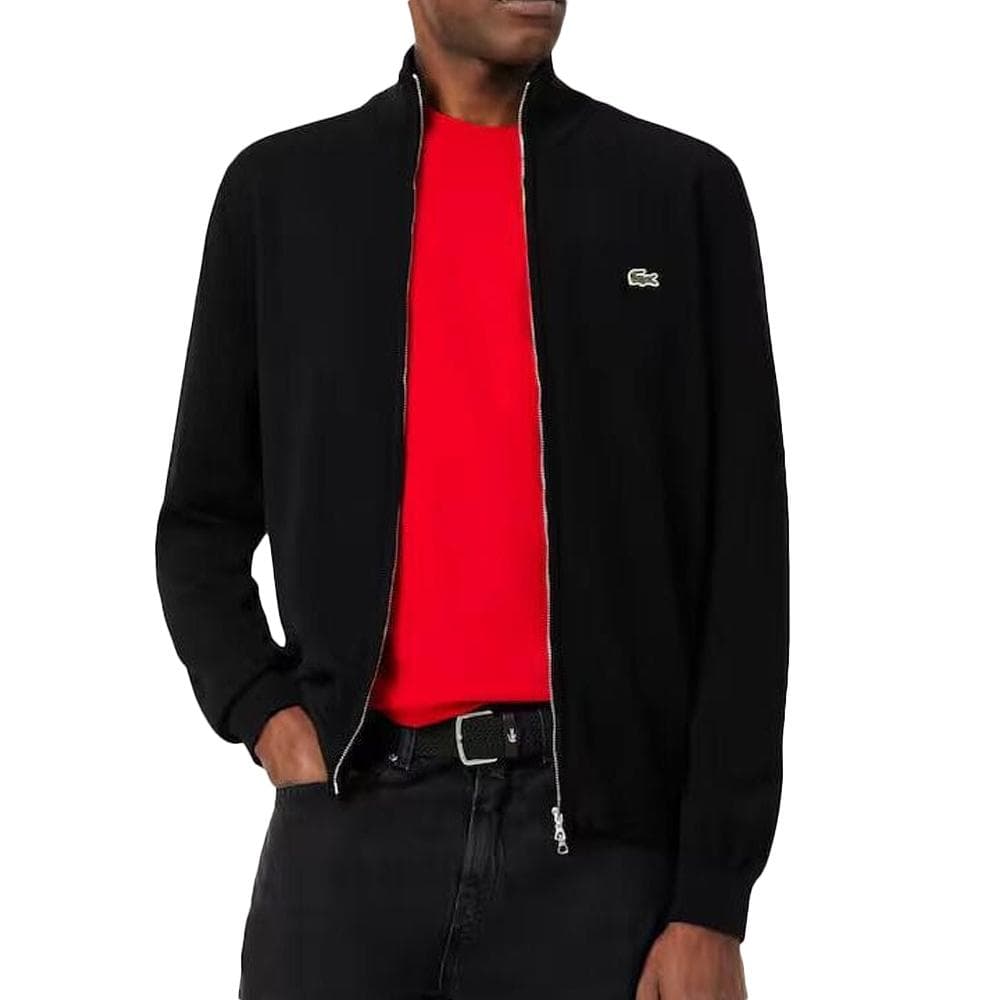 Pull zippé Noir Homme Lacoste Monta 1
